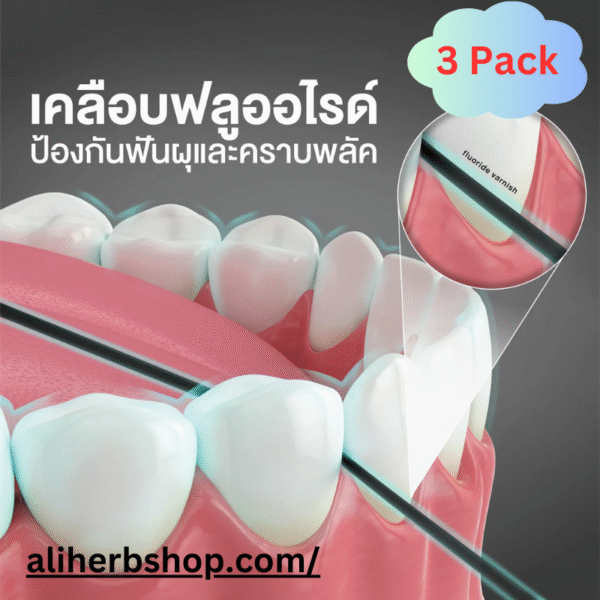 Dental Black Fluoride Floss - 3 Pack - Image 2