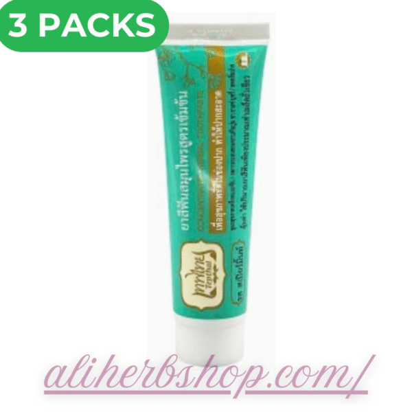 Tepthai Concentrated Herbal Toothpaste – Original Spearmint Flavor (70g, Pack of 3) - Image 2