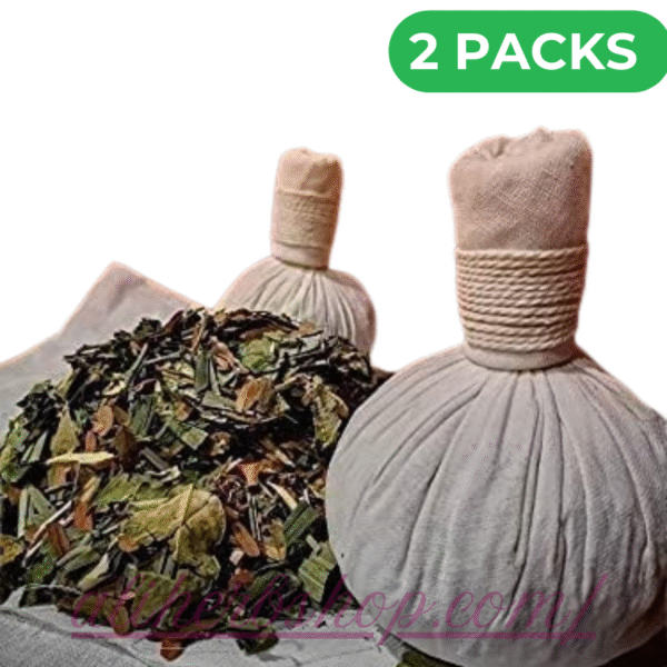 Thai Herbal Compress Ball – 100% Natural Herbs (Pack of 2) - Image 3