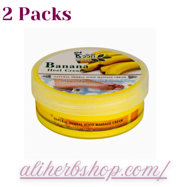 Banana Heel Cream – 200g (2 packs) Deep Moisturizing & Nourishing Foot Cream - Image 4