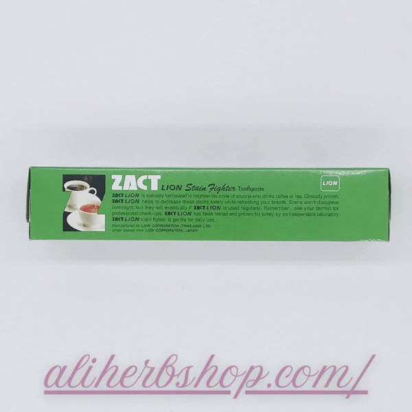 Zact Lion Stain Fighter Toothpaste for Tea & Coffee Drinkers – Get Whiter Teeth! - Image 4